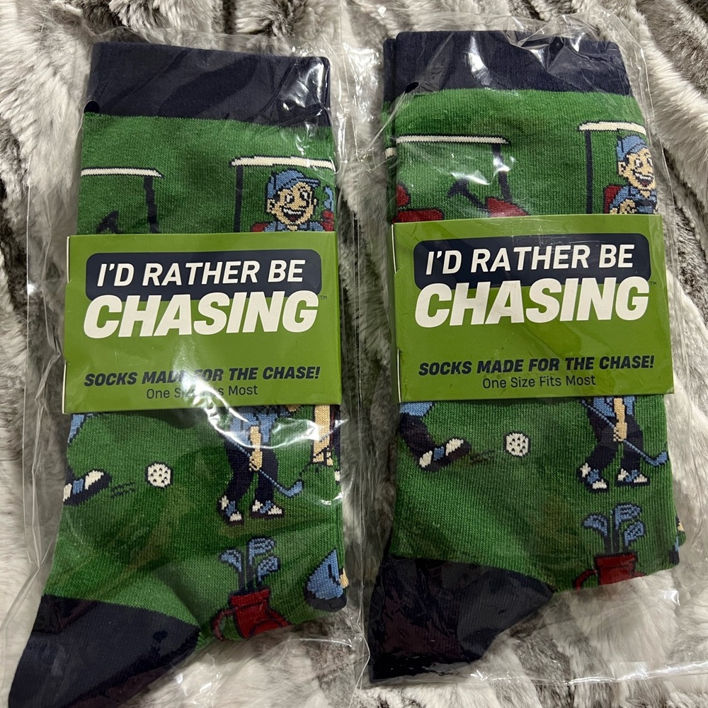 I'd Rather Be Chasing Golf Socks